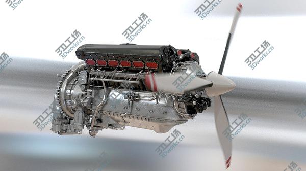 images/goods_img/20210312/V12 Piston Aero Engine 3D model/1.jpg